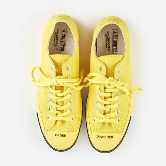 UNDERCOVER x Converse All Star 70 Low Yellow Jun Takahashi Collab